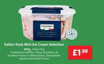 Lidl Italiamo Italian-style Mini Ice Cream Selection offer