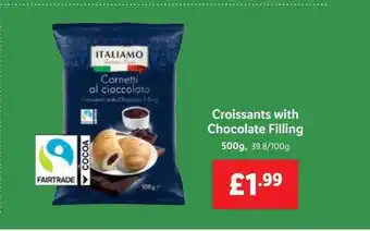 Lidl Italiamo Croissants With Chocolate Filling offer