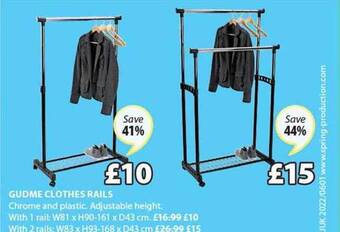JYSK Gudme Clothes Rails offer
