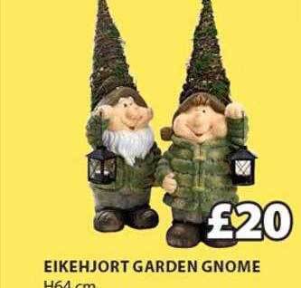 JYSK Eikehjort Garden Gnome offer