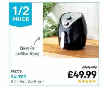 Robert Dyas Salter 3.2l Hot Air Fryer offer