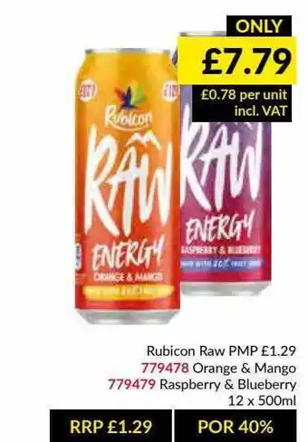 Musgrave MarketPlace Rubicon Raw Pmp offer