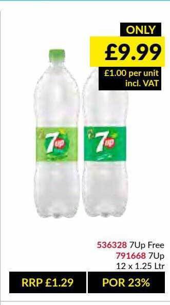Musgrave MarketPlace 7up Free, 7up offer