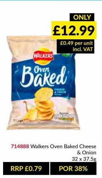 Musgrave MarketPlace Walkers Oven Baked Cheese & Onion offer