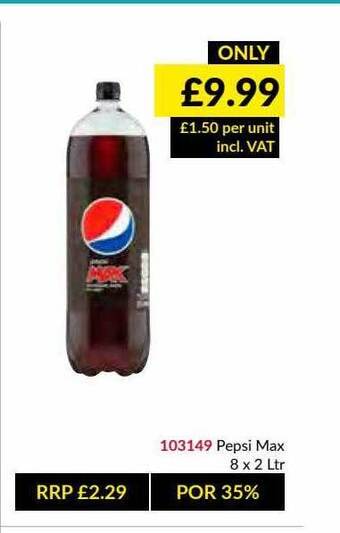 Musgrave MarketPlace Pepsi Max offer