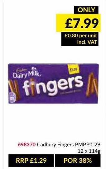 Musgrave MarketPlace Cadbury Fingers offer