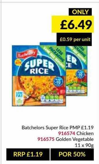 Musgrave MarketPlace Batchelors Super Rice offer