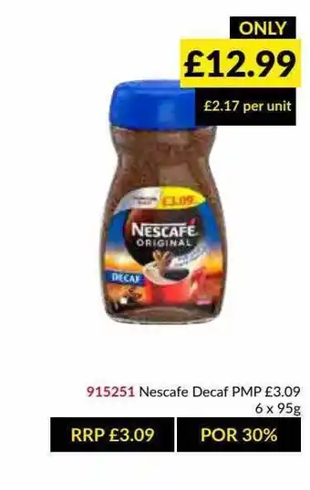 Musgrave MarketPlace Nescafe Decaf offer