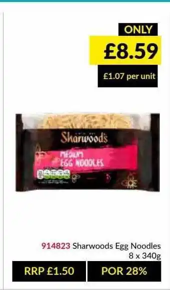 Musgrave MarketPlace Sharwoods Egg Noodles offer