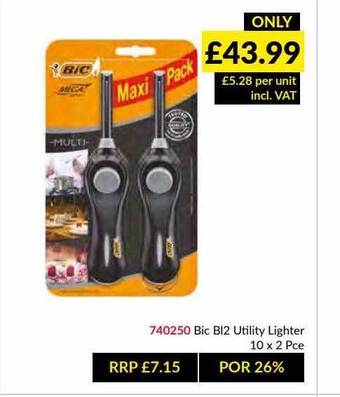 Musgrave MarketPlace Bic Bi2 Utility Lighter offer
