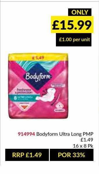 Bodyform Ultra Long Pmp