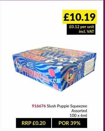 Musgrave MarketPlace Slush Puppie Squeezee Assorted offer