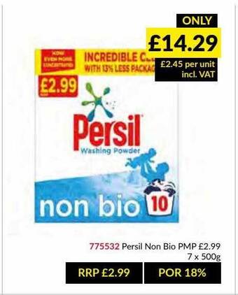 Musgrave MarketPlace Persil Non Bio offer