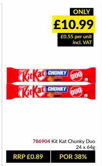 Musgrave MarketPlace Kit Kat Chunky Duo offer