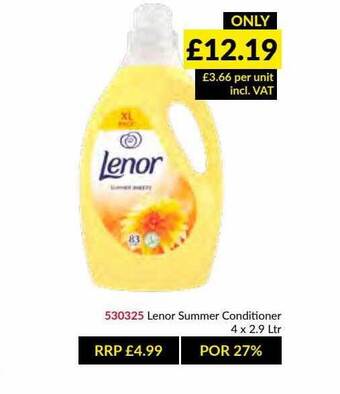 Musgrave MarketPlace Lenor Summer Conditioner offer