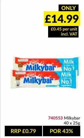 Musgrave MarketPlace Milkybar offer