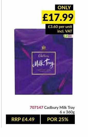 Musgrave MarketPlace Cadbury Milk Tray offer