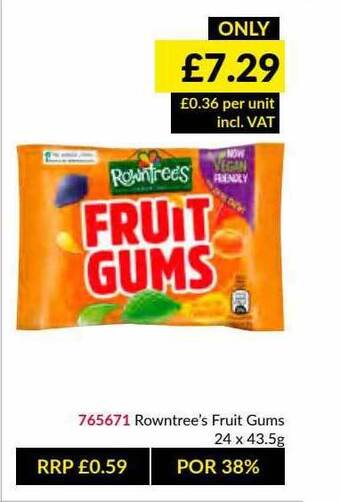 Musgrave MarketPlace Rowntree's Fruit Gums offer