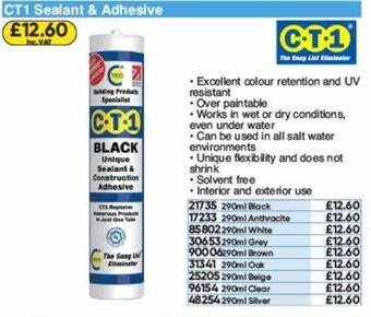Ct1 Sealant & Adhesive