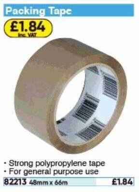 Toolstation Packing Tape offer