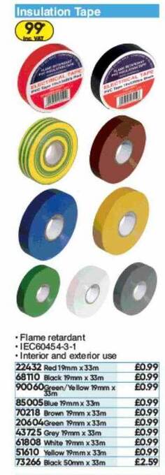 Toolstation Insulation Tape offer