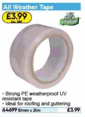 Toolstation All Weather Tape offer