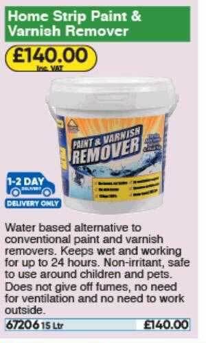 Toolstation Home Strip Paint & Varnish Remover offer