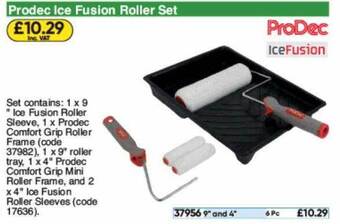 Toolstation Prodec Ice Fusion Roller Set offer