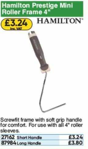 Toolstation Hamilton Prestige Mini Roller Frame 4 offer