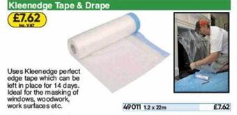 Toolstation Kleenedge Tape & Drape offer