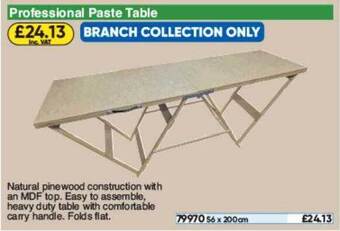 Toolstation Professional Paste Table offer
