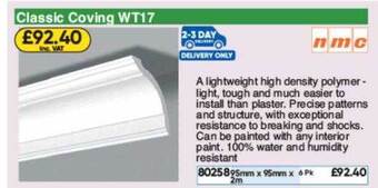 Toolstation Classic Coving Wt17 Nmc offer