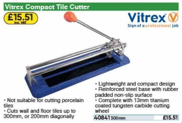 Vitrex Compact Tile Cutter offer at 