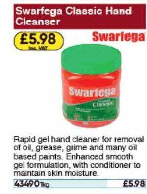 Toolstation Swarfega Classic Hand Cleanser offer