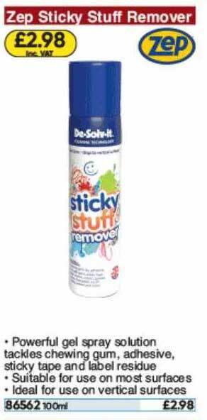 Toolstation Zep Sticky Stuff Remover offer
