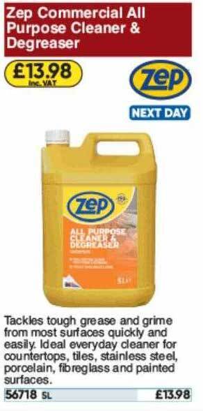 Toolstation Zep Commercial All Purpose Cleaner & Degreaser offer