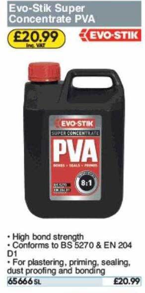 Toolstation Evo-stik Super Concentrate Pva offer