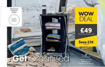 GO Outdoors Higear Elite 4 Cupboard offer