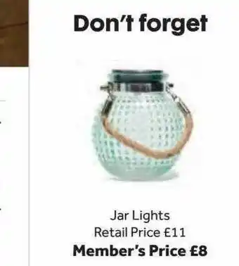 GO Outdoors Jar Lights offer