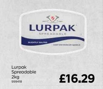 Bestway Lurpak Spreadable 2kg offer