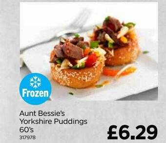 Bestway Aunt Bessie's Yorkshire Puddings 60's offer