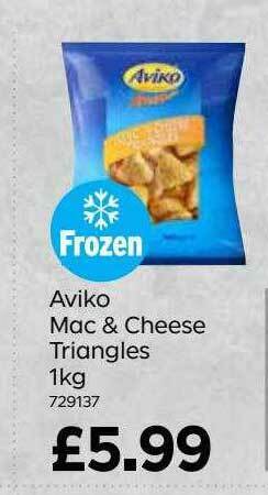 Bestway Aviko Mac & Cheese Triangles 1kg offer