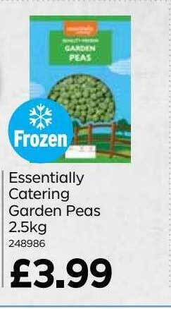 Bestway Essentially Catering Garden Peas offer