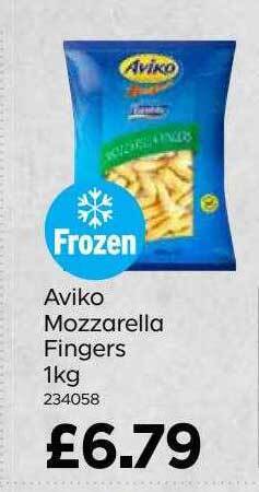 Bestway Aviko Mozzarella Fingers 1kg offer