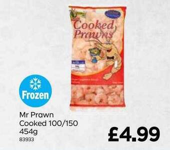 Bestway Mr Prawn Cooked 100-150 offer