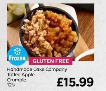 Bestway Handmade Cake Company Toffee Apple Crumble offer