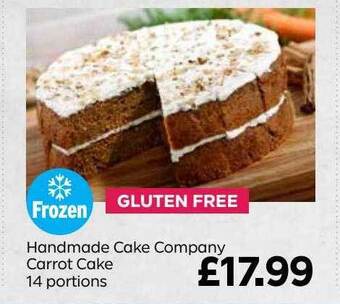 Bestway Handmade Cake Company Carrot Cake offer