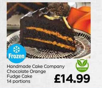 Bestway Handmade Cake Company Chocolate Orange Fudge Cake offer