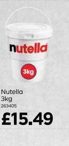 Bestway Nutella 3 Kg offer