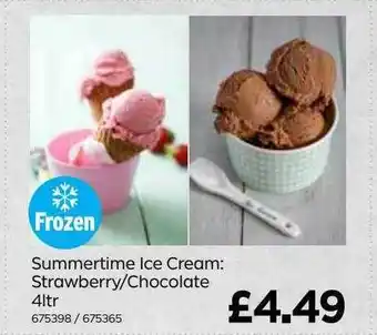 Bestway Summertime Ice Cream : Strawberry-chocolate 4l offer